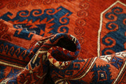 Hand Knotted Nomadic Caucasian Humna Wool Rug 6' 5" x 9' 4" - No. AT76595