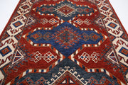 Hand Knotted Nomadic Caucasian Humna Wool Rug 7' 0" x 10' 2" - No. AT28629