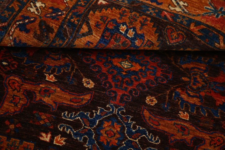 Hand Knotted Nomadic Caucasian Humna Wool Rug 3' 11" x 5' 11" - No. AT21850