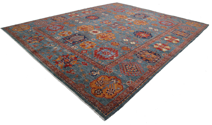 Hand Knotted Nomadic Caucasian Humna Wool Rug 12' 11" x 16' 2" - No. AT32418