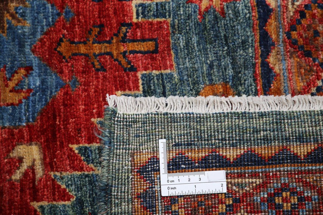 Hand Knotted Nomadic Caucasian Humna Wool Rug 12' 11" x 16' 2" - No. AT32418