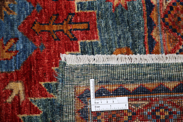 Hand Knotted Nomadic Caucasian Humna Wool Rug 12' 11" x 16' 2" - No. AT32418
