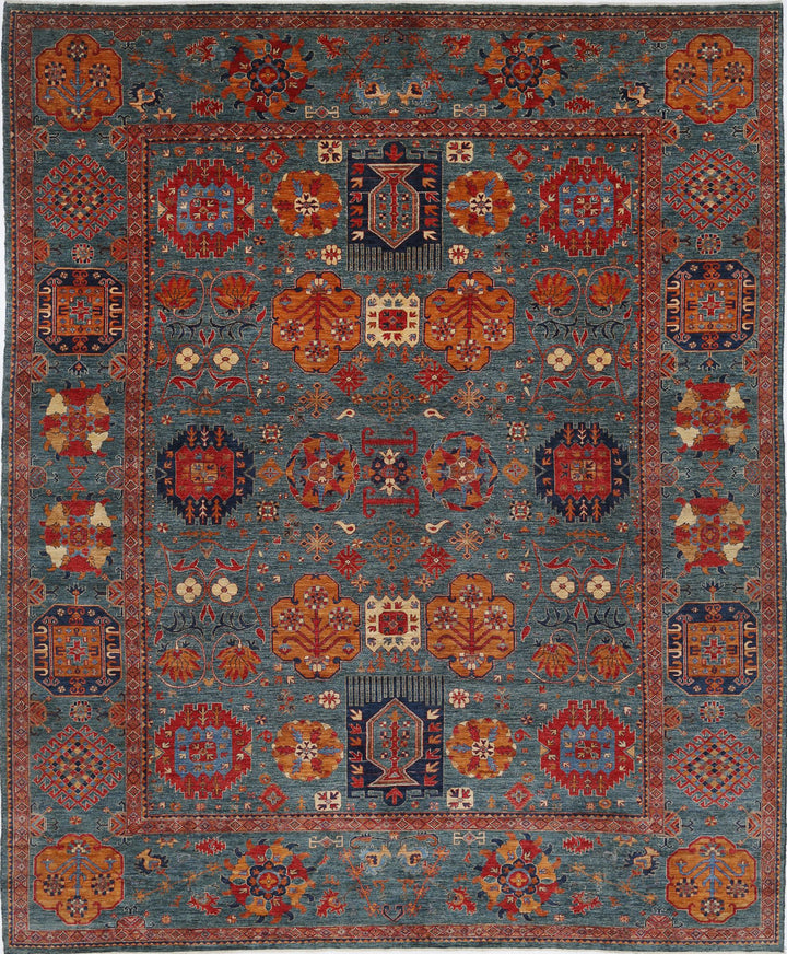 Hand Knotted Nomadic Caucasian Humna Wool Rug 12' 11" x 16' 2" - No. AT32418