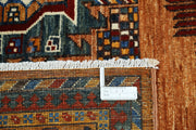 Hand Knotted Nomadic Caucasian Humna Wool Rug 8' 1" x 10' 0" - No. AT62576