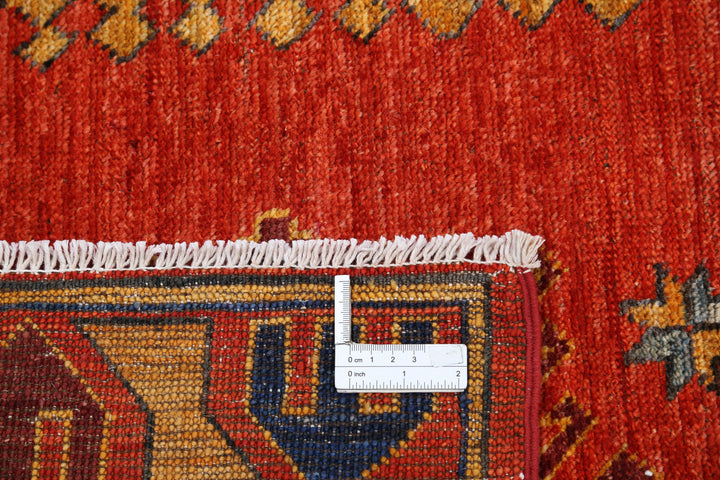 Hand Knotted Nomadic Caucasian Humna Wool Rug 8' 8" x 12' 2" - No. AT59740
