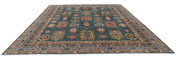 Hand Knotted Nomadic Caucasian Humna Wool Rug 11' 9" x 14' 7" - No. AT33348