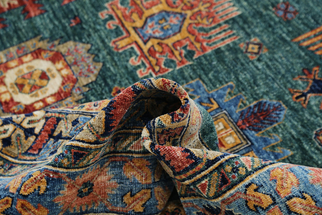 Hand Knotted Nomadic Caucasian Humna Wool Rug 11' 9" x 14' 7" - No. AT33348