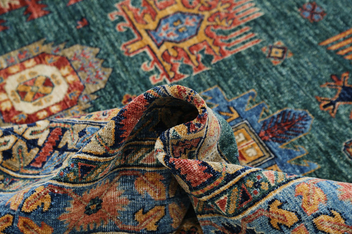 Hand Knotted Nomadic Caucasian Humna Wool Rug 11' 9" x 14' 7" - No. AT33348