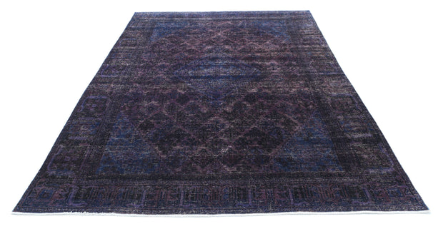 Hand Knotted Transitional Overdye Josheghan Wool Rug 6' 9" x 10' 2" - No. AT51595