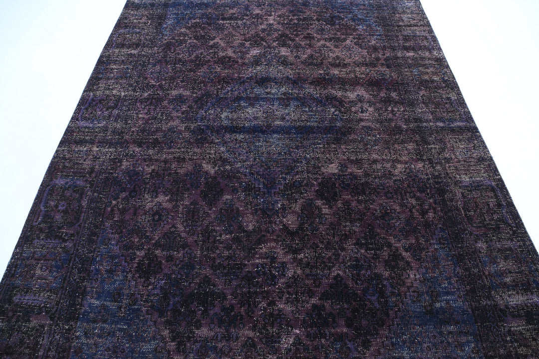Hand Knotted Transitional Overdye Josheghan Wool Rug 6' 9" x 10' 2" - No. AT51595