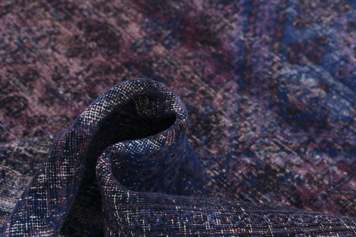 Hand Knotted Transitional Overdye Josheghan Wool Rug 6' 9" x 10' 2" - No. AT51595