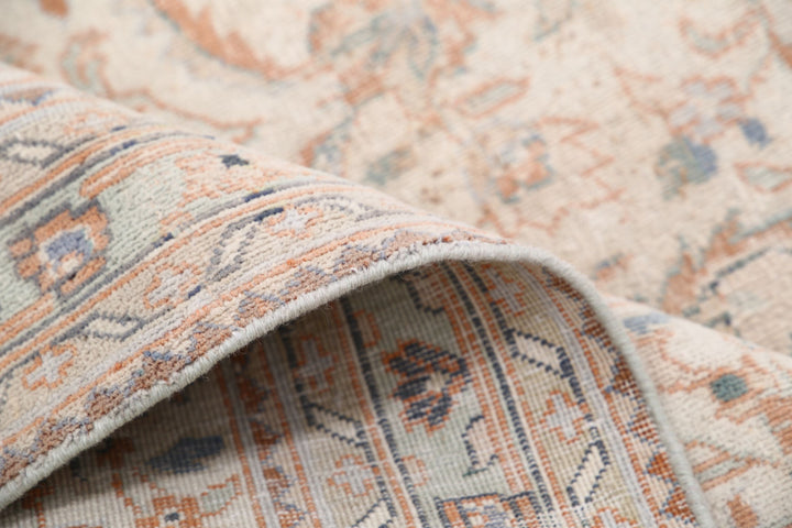 Hand Knotted Vintage Persian Kashan Wool Rug 9' 6" x 13' 2" - No. AT91481