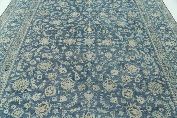 Hand Knotted Vintage Persian Kashan Wool Rug 8' 8" x 12' 0" - No. AT35908