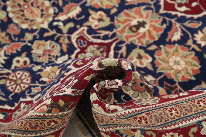 Hand Knotted Vintage Turkish Kayseri Wool Rug 6' 7" x 9' 11" - No. AT74344