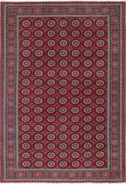 Hand Knotted Vintage Turkish Kayseri Wool Rug 6' 6" x 9' 5" - No. AT15260