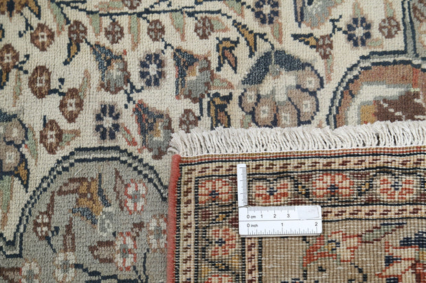 Hand Knotted Vintage Turkish Kayseri Wool Rug 6' 5" x 9' 7" - No. AT30035