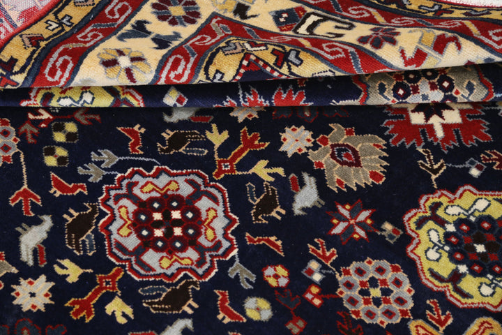 Hand Knotted Tribal Kazak Wool Rug 4' 3" x 5' 9" - No. AT57831