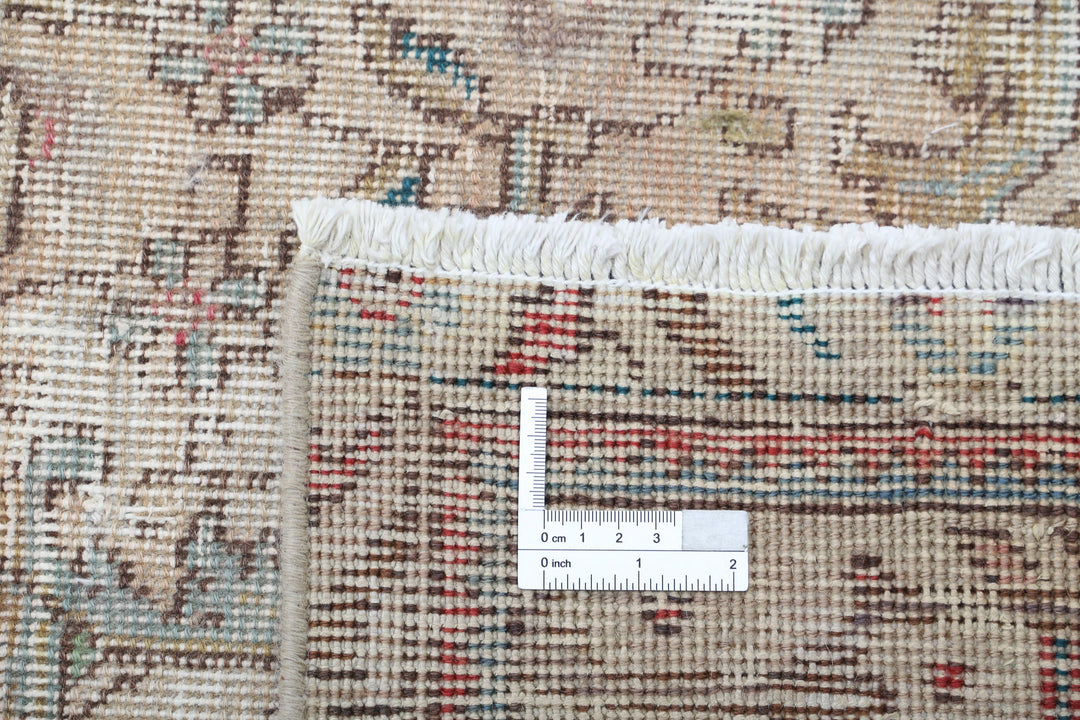 Hand Knotted Vintage Persian Kerman Wool Rug 9' 7" x 13' 1" - No. AT47339