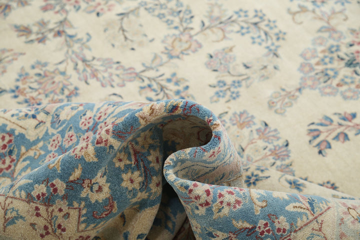 Hand Knotted Vintage Persian Kerman Wool Rug 10' 8" x 16' 9" - No. AT88507