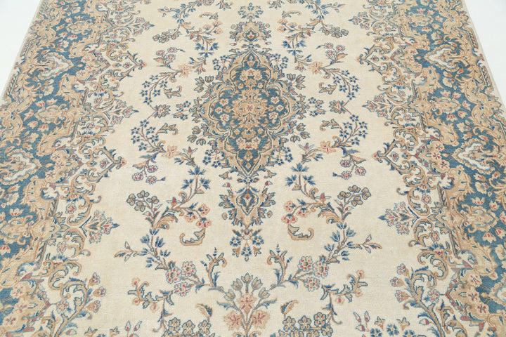 Hand Knotted Vintage Persian Kerman Wool Rug 5' 10" x 8' 6" - No. AT35782