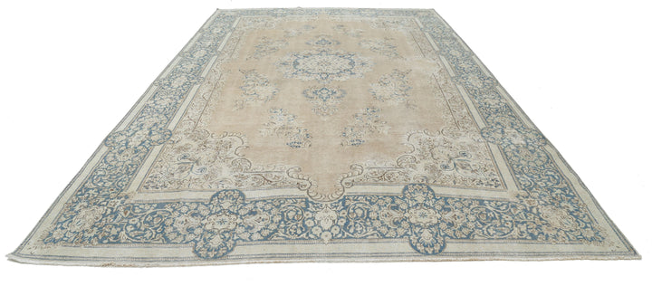 Hand Knotted Vintage Persian Kerman Wool Rug 9' 10" x 16' 2" - No. AT58657