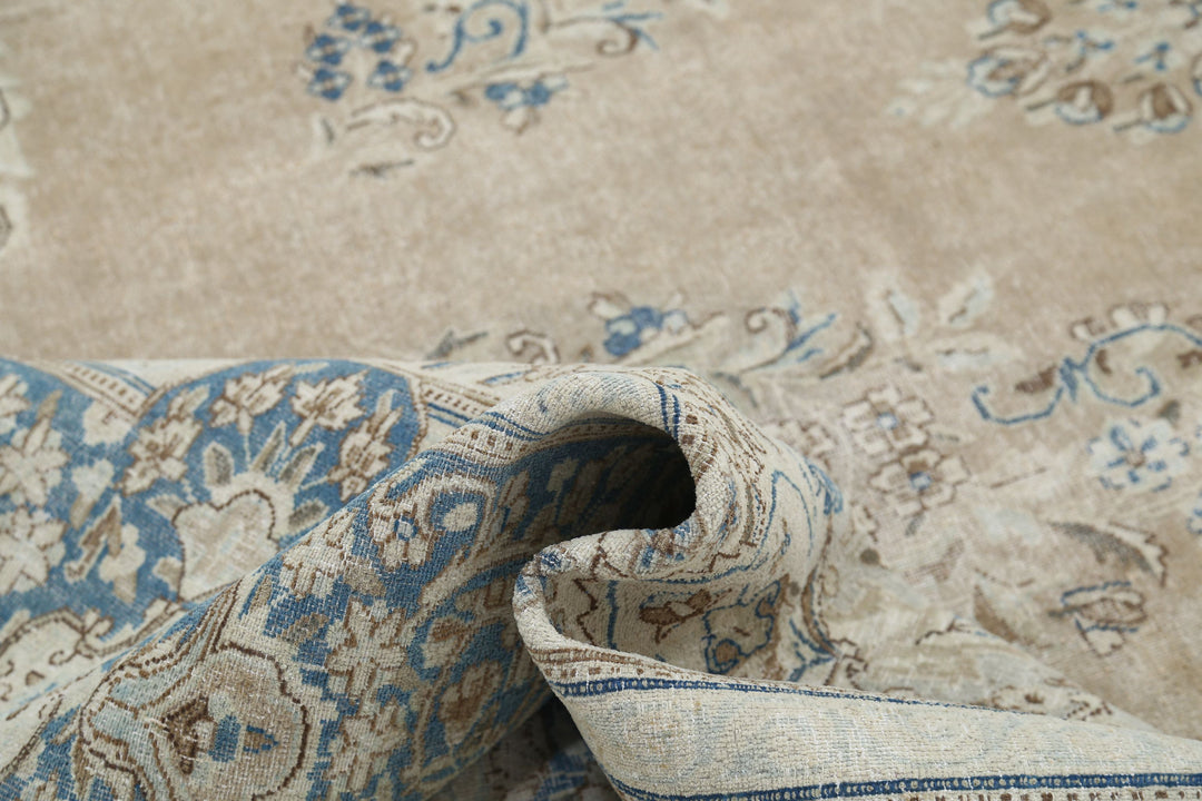 Hand Knotted Vintage Persian Kerman Wool Rug 9' 10" x 16' 2" - No. AT58657