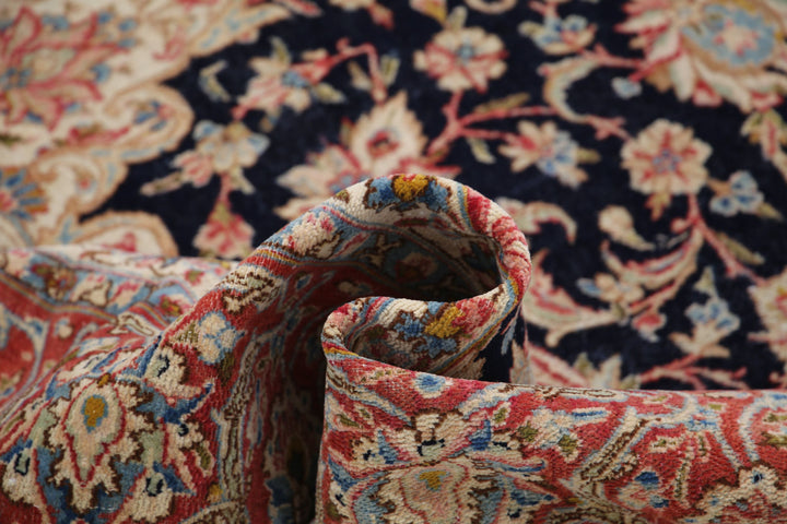 Hand Knotted Vintage Persian Kerman Wool Rug 8' 10" x 12' 0" - No. AT66471