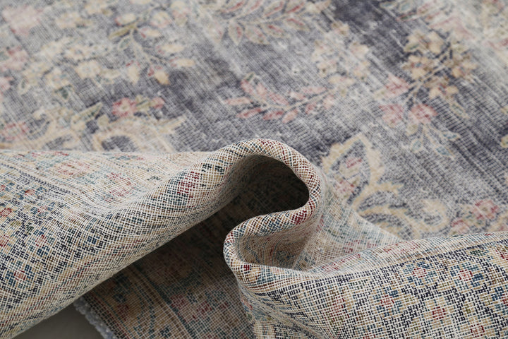 Hand Knotted Vintage Persian Kerman Wool Rug 9' 9" x 12' 8" - No. AT75910