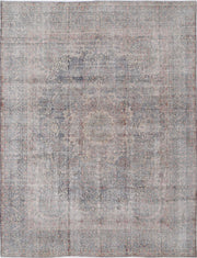 Hand Knotted Vintage Persian Kerman Wool Rug 9' 9" x 12' 8" - No. AT75910