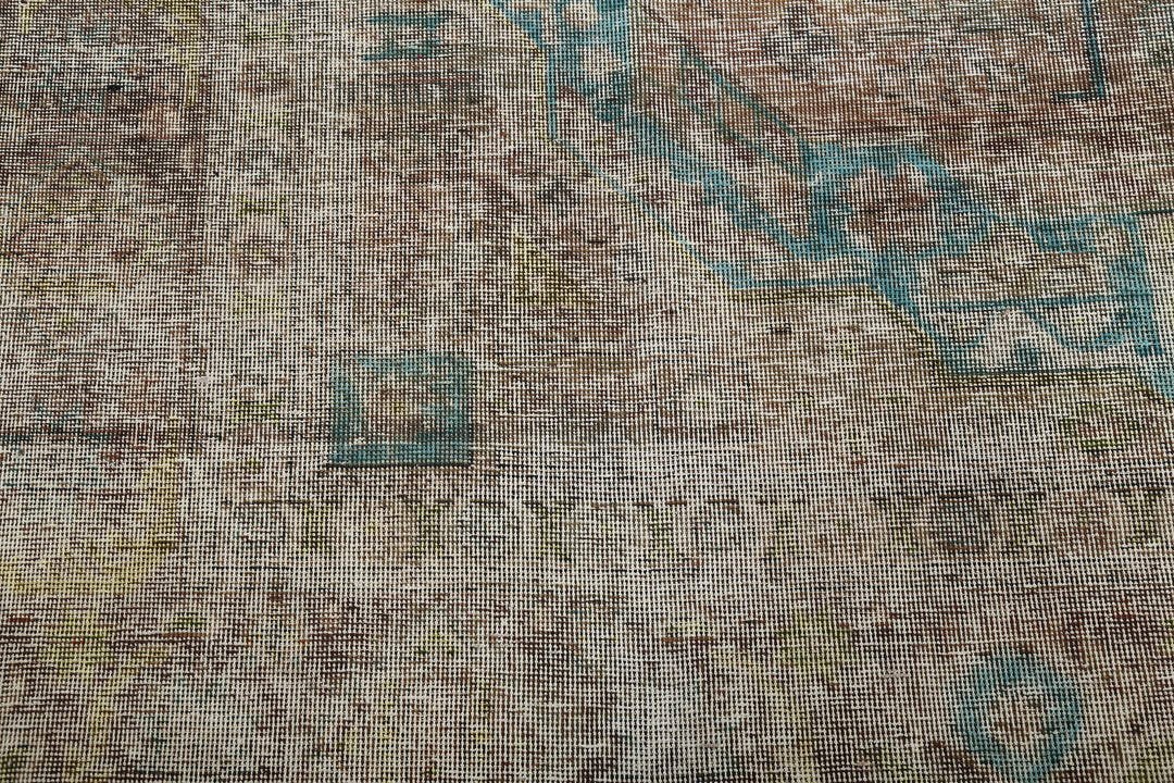 Hand Knotted Vintage Persian Kerman Wool Rug 9' 7" x 12' 5" - No. AT26164