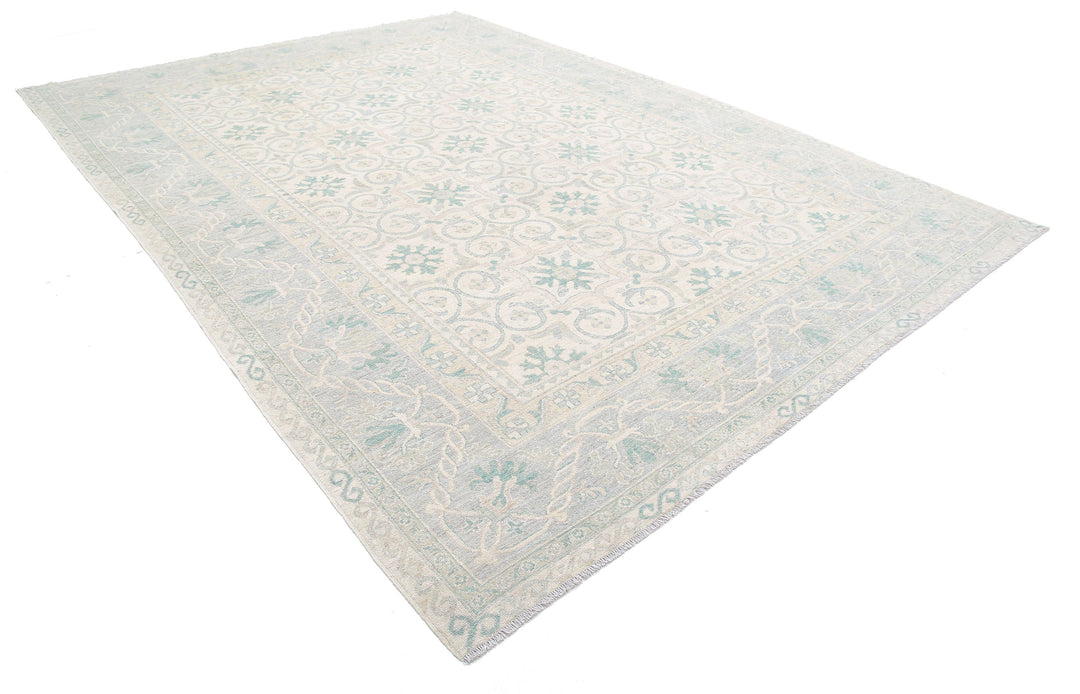 Hand Knotted Khotan Wool Rug 9' 10" x 13' 7" - No. AT81758