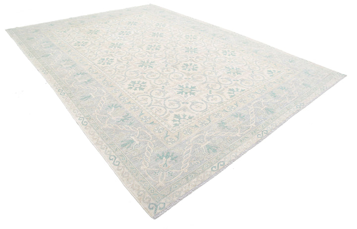 Hand Knotted Khotan Wool Rug 9' 10" x 13' 7" - No. AT81758