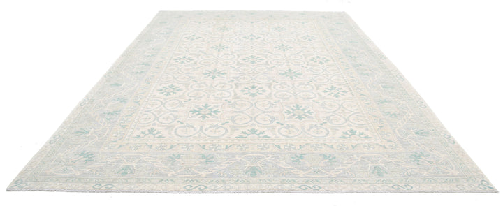 Hand Knotted Khotan Wool Rug 9' 10" x 13' 7" - No. AT81758