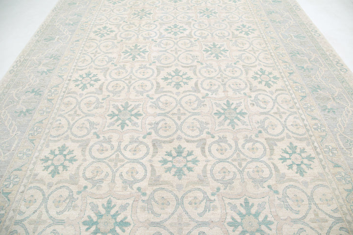 Hand Knotted Khotan Wool Rug 9' 10" x 13' 7" - No. AT81758