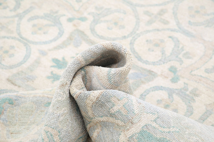 Hand Knotted Khotan Wool Rug 9' 10" x 13' 7" - No. AT81758