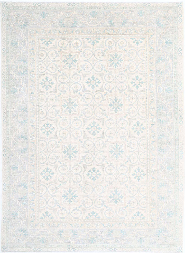 Hand Knotted Khotan Wool Rug 9' 10" x 13' 7" - No. AT81758