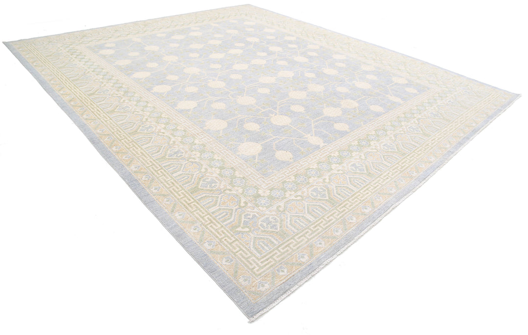 Hand Knotted Khotan Wool Rug 11' 10" x 14' 0" - No. AT57447