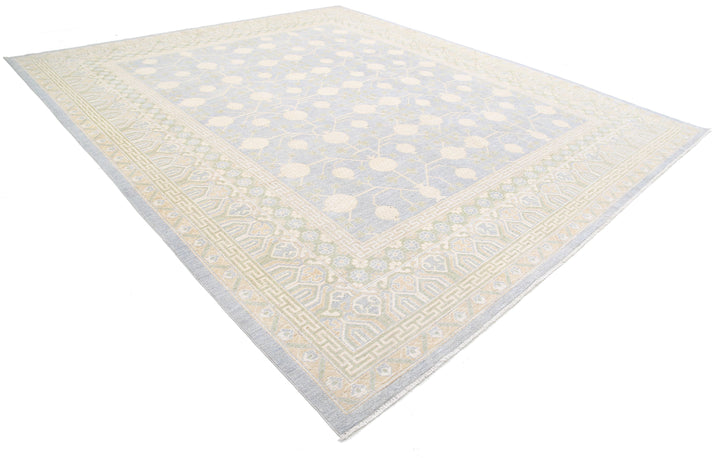 Hand Knotted Khotan Wool Rug 11' 10" x 14' 0" - No. AT57447