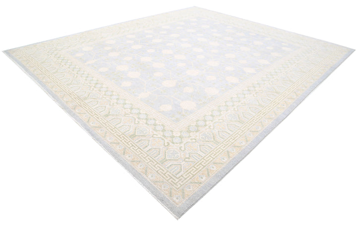 Hand Knotted Khotan Wool Rug 11' 10" x 14' 0" - No. AT57447