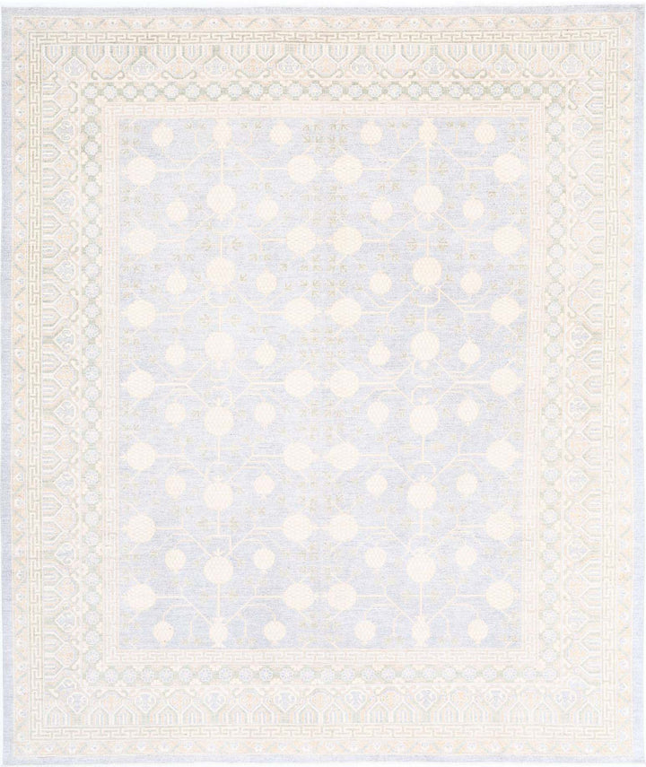 Hand Knotted Khotan Wool Rug 11' 10" x 14' 0" - No. AT57447