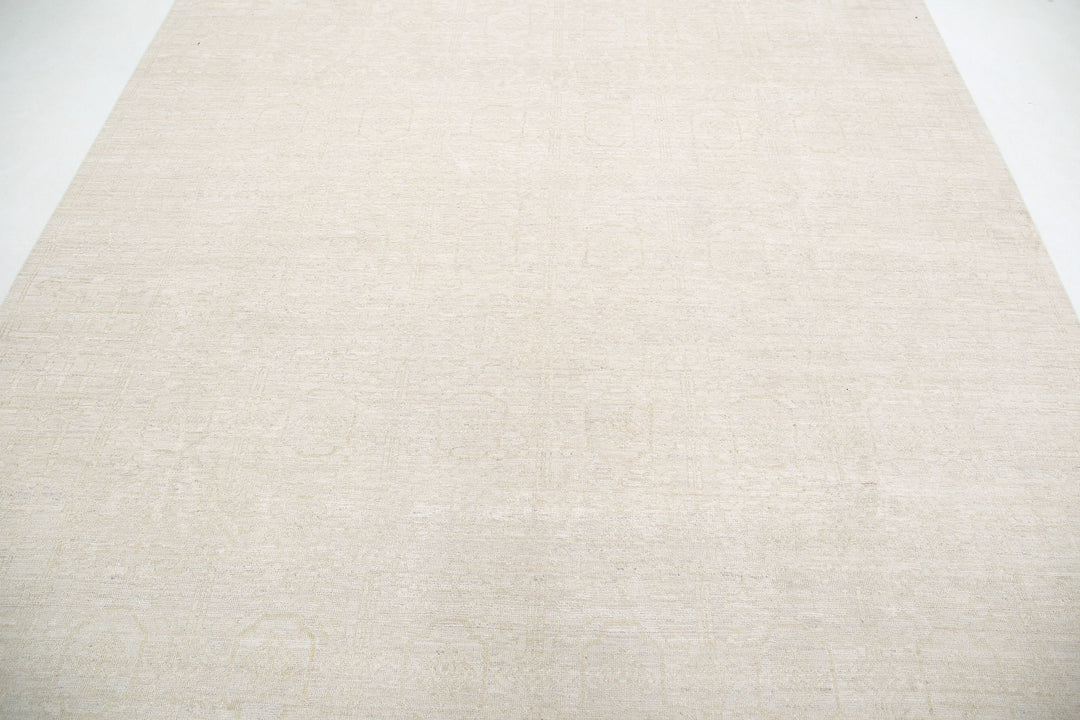 Hand Knotted Khotan Wool Rug 8' 0" x 9' 9" - No. AT89256