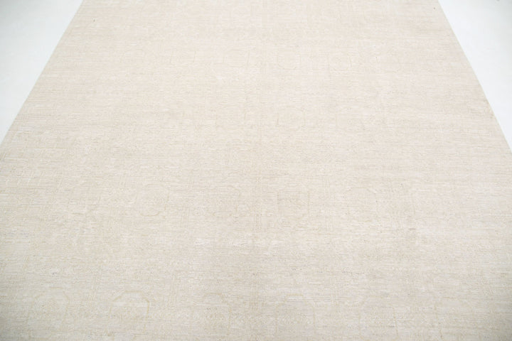 Hand Knotted Khotan Wool Rug 8' 0" x 9' 9" - No. AT89256