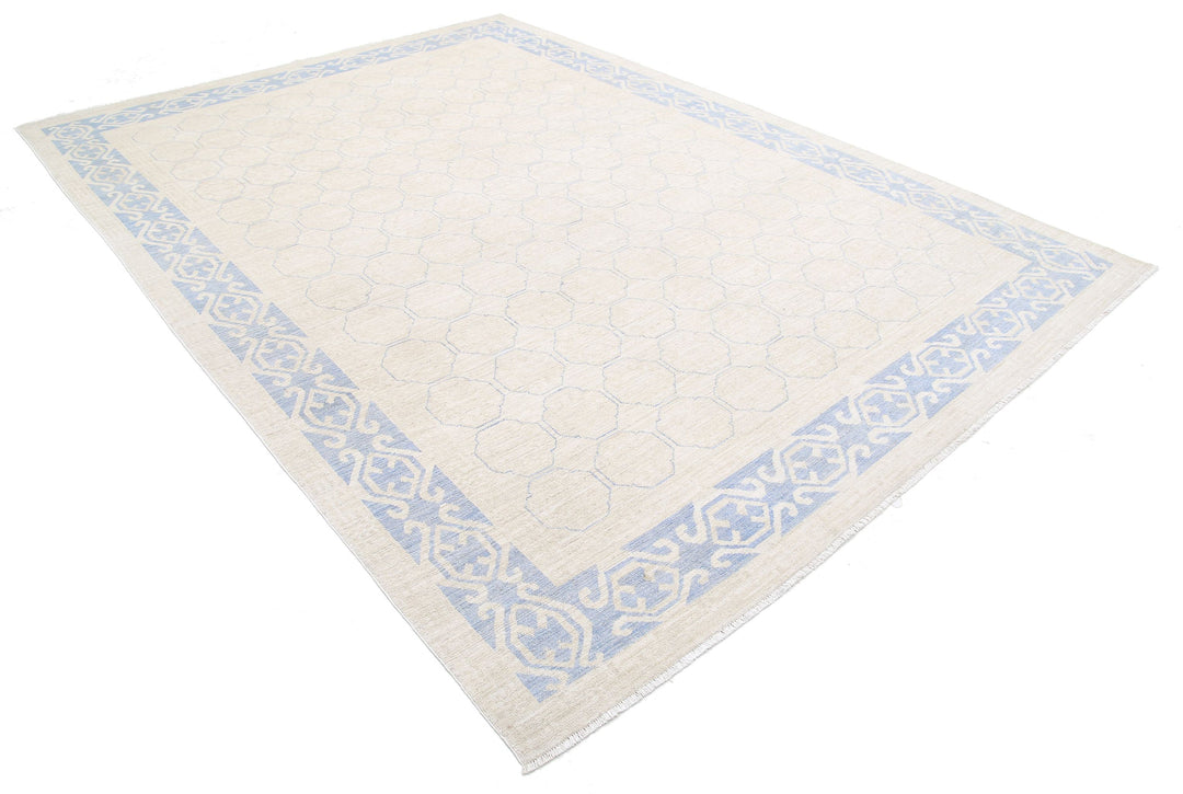 Hand Knotted Khotan Wool Rug 8' 5" x 11' 5" - No. AT81142