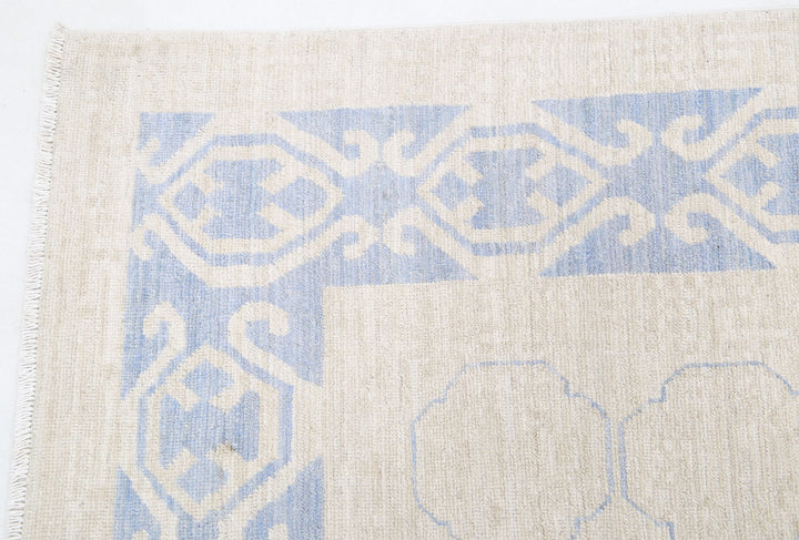 Hand Knotted Khotan Wool Rug 8' 5" x 11' 5" - No. AT81142