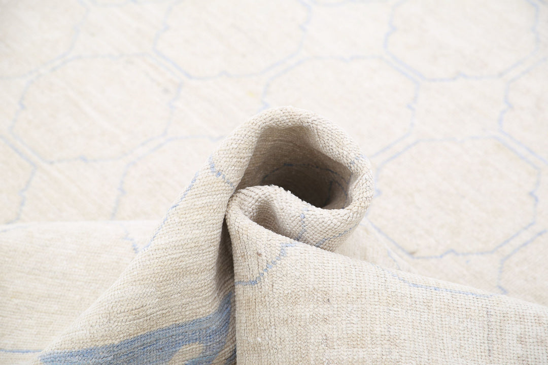 Hand Knotted Khotan Wool Rug 8' 5" x 11' 5" - No. AT81142