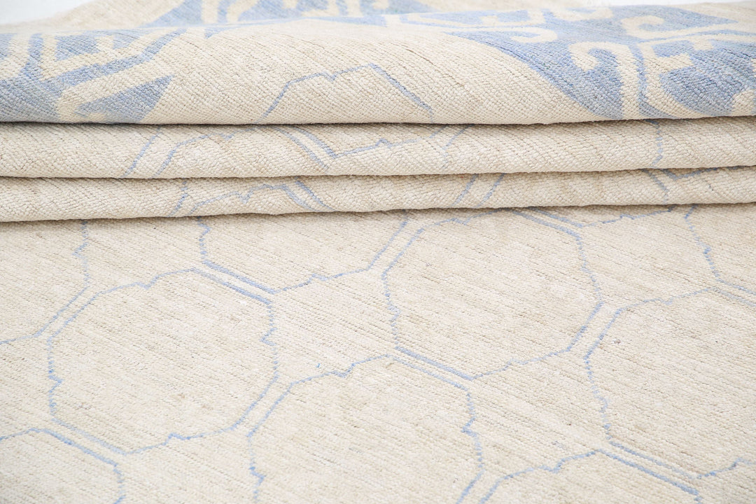 Hand Knotted Khotan Wool Rug 8' 5" x 11' 5" - No. AT81142