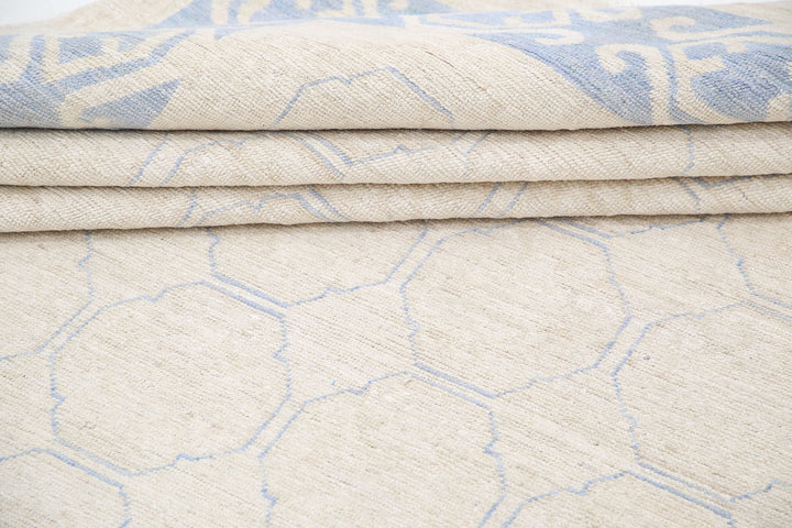 Hand Knotted Khotan Wool Rug 8' 5" x 11' 5" - No. AT81142