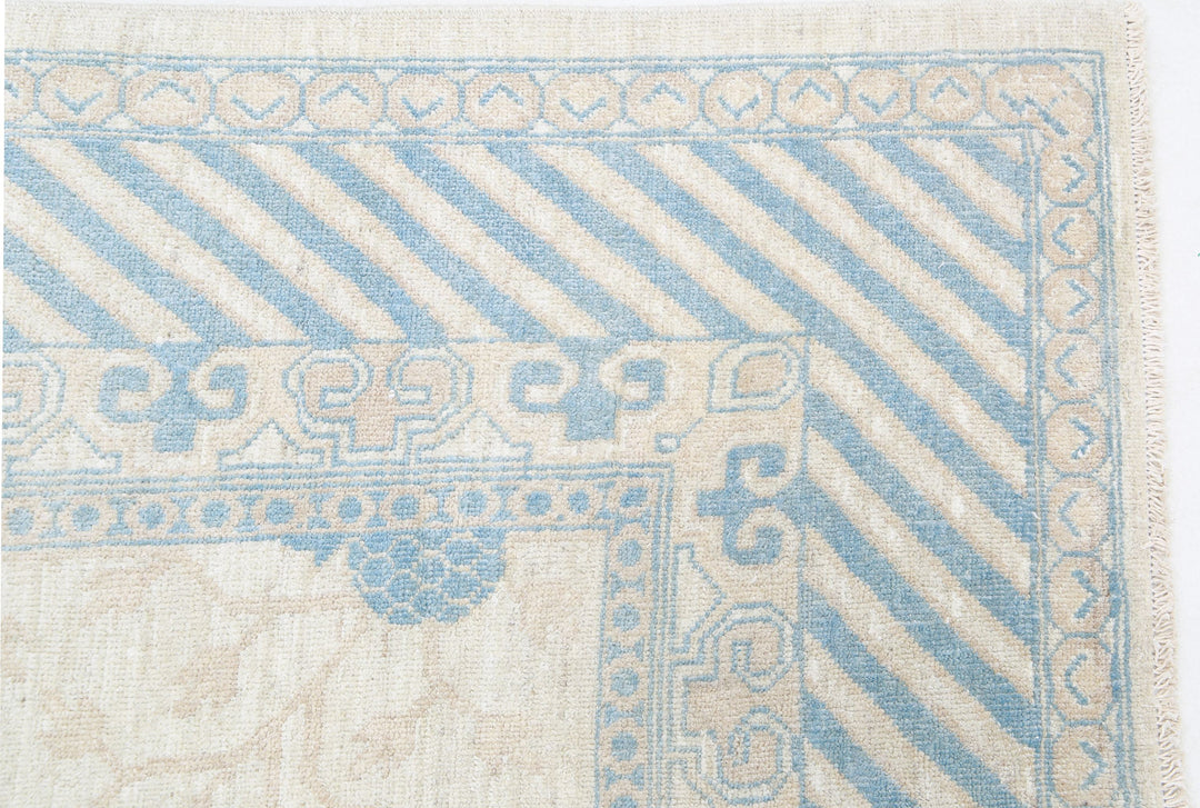 Hand Knotted Khotan Wool Rug 8' 2" x 9' 6" - No. AT44641