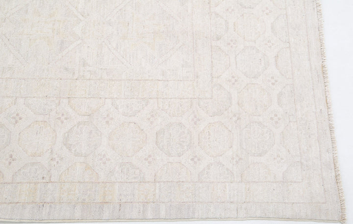 Hand Knotted Khotan Wool Rug 8' 1" x 9' 4" - No. AT31247