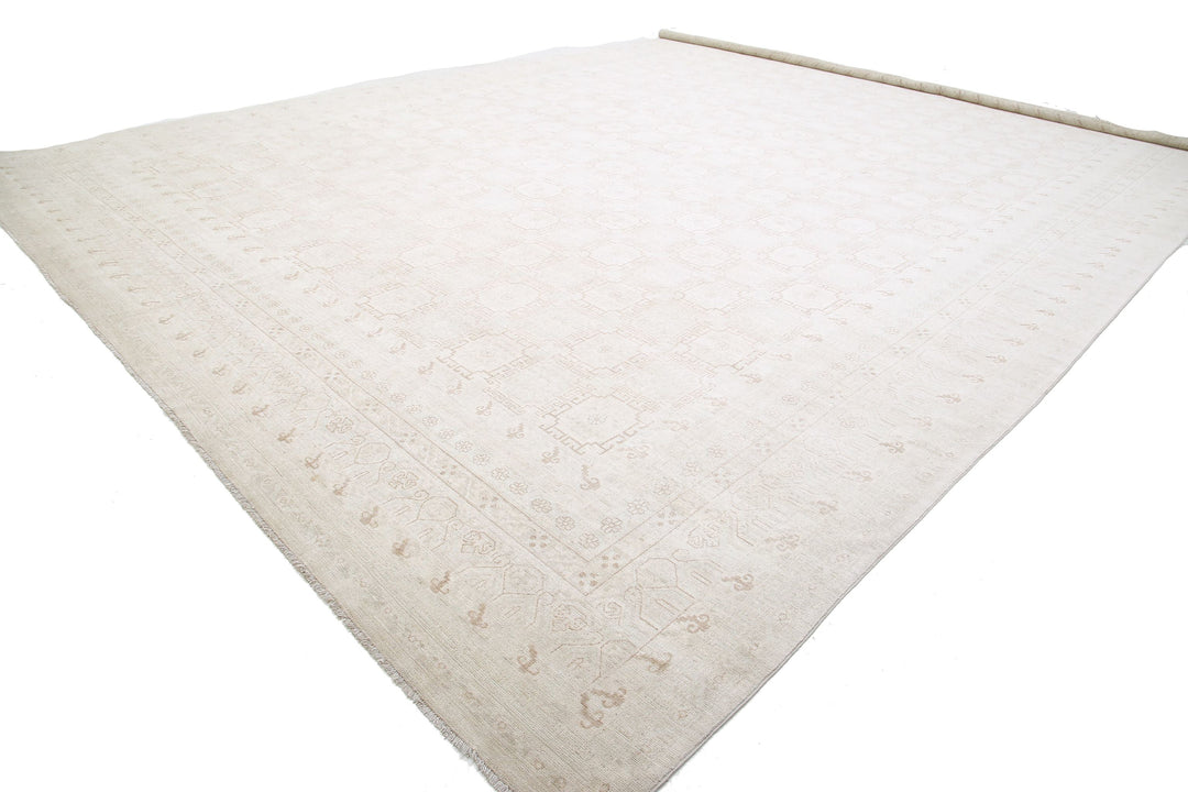 Hand Knotted Khotan Wool Rug 17' 0" x 23' 11" - No. AT14667